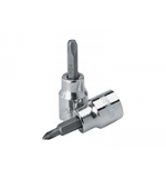 DADOS/CUBOS CON PUNTA DESTORNILLADOR PHILLIPS-MANDO 3/8